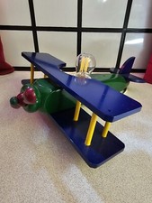Wooden  Aeroplane Aircraft Children's Bedroom  Light LAMPSHADE 