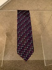 Hilditch & Key Multi Coloured Square Silk Tie 60in Length 3in Width 