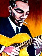 DJANGO REINHARDT PRINT poster