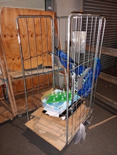 Heavy duty roll cage trolley - roll,