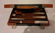 Faux Leather BACKGAMMON Travel