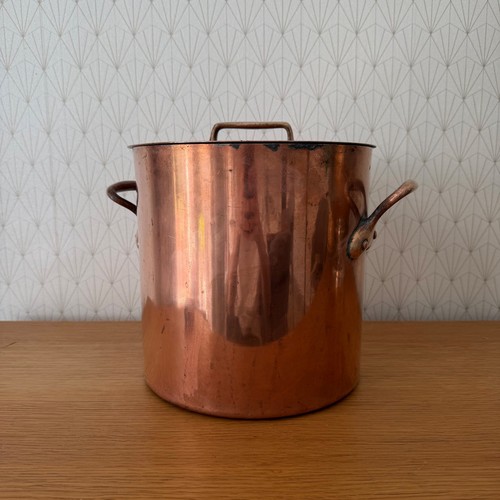 Antique french copper stock - antique,
