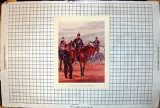 Old The Queen'S Roayal West Surrey Regiment Colour Study Rc Woodville