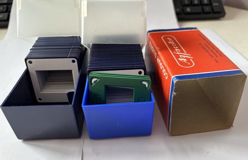 Agfacolor empty slides - 57, slides/