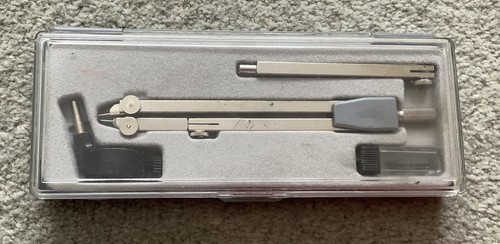Vintage compass tool kit set - vintage,