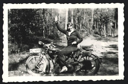 Photograph motorcycle ariel - photograph,