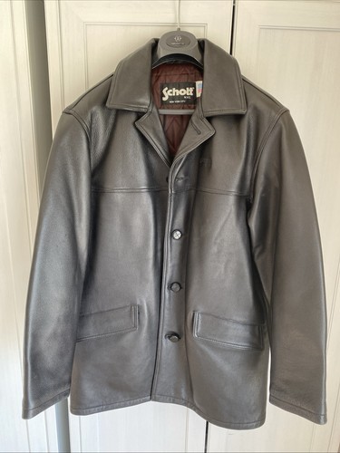 Schott nyc black leather - black,