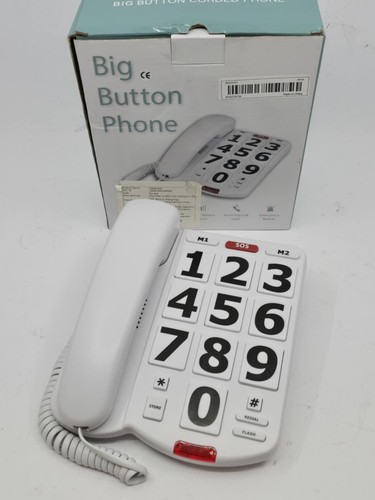 Big button landline telephone - button,