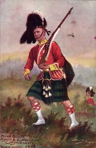 Military harry payne argyll - military,