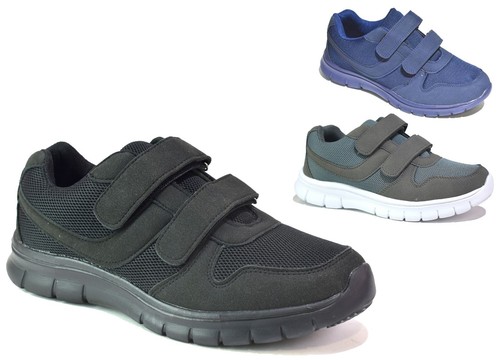 Mens black touch fasten - black,