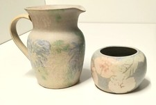 Conwy Pottery 6" Jug and 3"