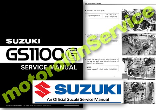 Suzuki gs1100g service manual - service,