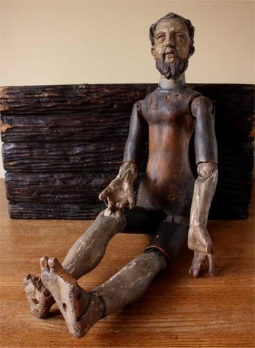 Antique wooden articulated - wooden,