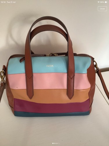 Fossil sydney satchel tan - fossil, in