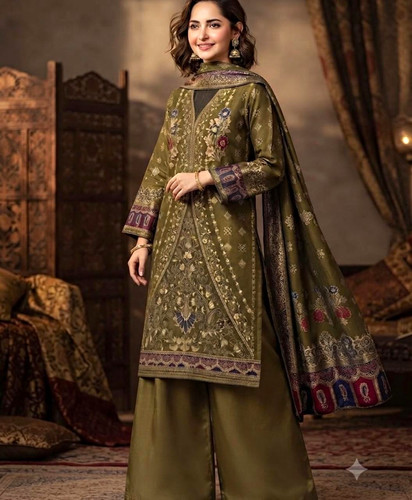 Pashmina jacquard 3pc - jacquard,