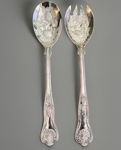 Antique silver plated - antique, berry