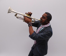 Jazz Musician Figurine, Trumpet Player, Musician, Statue, Jazz Player Ornament