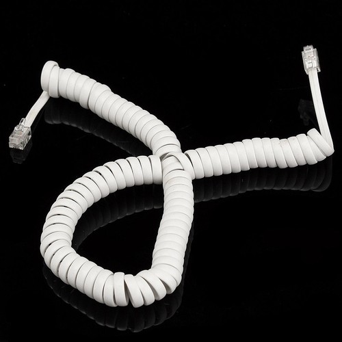 Telephone handset cord - handset,