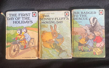 Ladybird Books Series 401 The First Day of the Holidays, Bunney-Fluff, Mr Badger