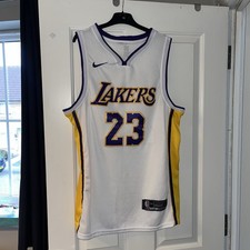 LeBron James La Lakers Jordan NBA Swingman Jersey Size L