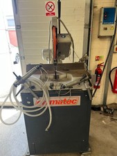 Elumatec MGS 72 Mitre Saw With measuring rail and stand.