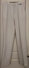 Emsmorn Women's White Bowls Trousers size 16 Leg 31
