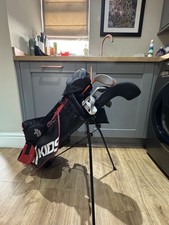 Masters M Kids Golf Set & Red Stand Bag Right Handed