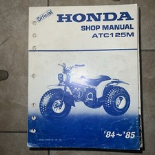 Honda OEM Shop Manual ATC125M