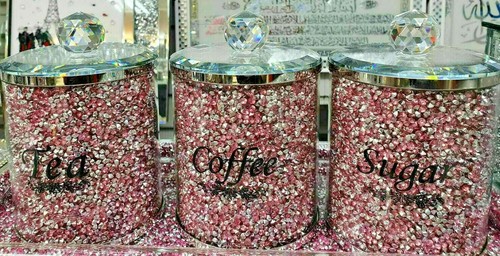 Tea coffee sugar - , jar