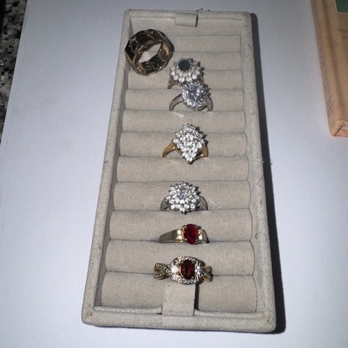 Dress costume rings various - 7,