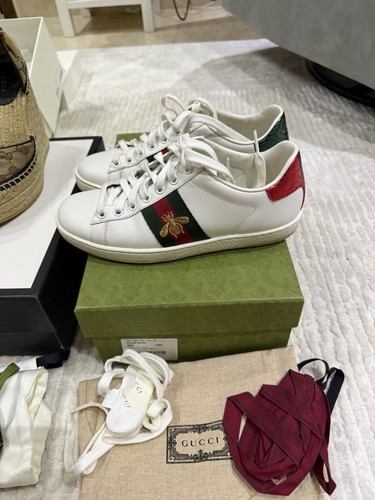 Gucci ace embroidered bee - gucci,