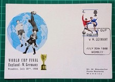 England v West Germany 1966 World Cup Final Match Day Card July 30th Wembley