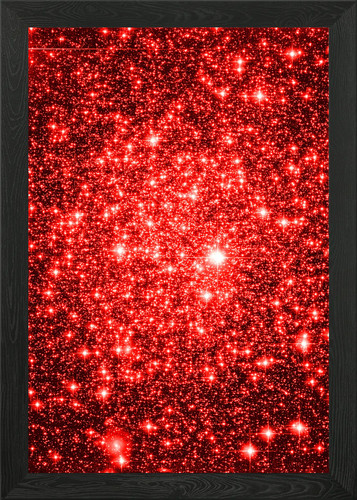 Vibrant red astral glitter - vibrant,