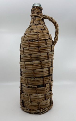Vtg rustic demijohn - demijohn, bottle