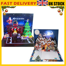 3D Xmas Card with Light &