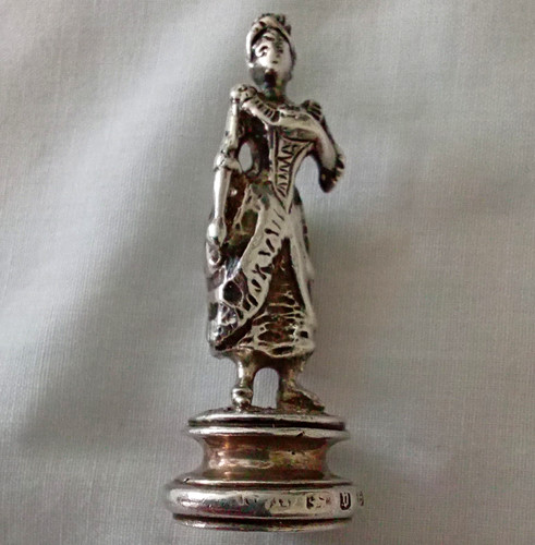 Figurine antique solid - antique, silver