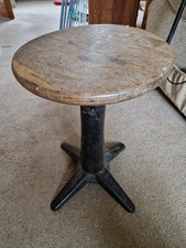 ANTIQUE SINGER SEWING MACHINE STOOL - ORIGINAL CONDITION - INDUSTRIAL HERITAGE