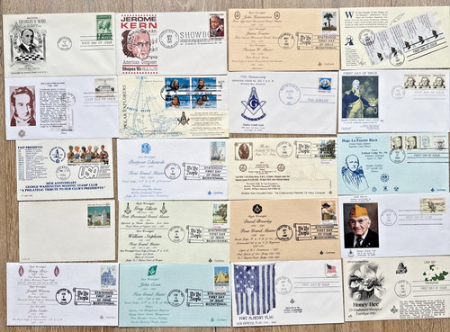 Masonic first day - day, covers