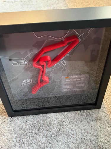 Race track box - frame, 3d
