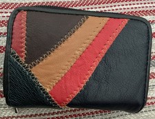 Multi Coloured Leather Purse