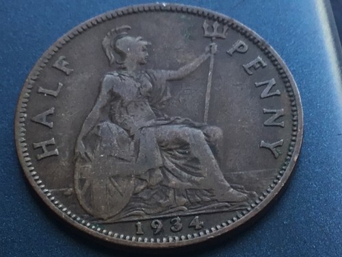 1934 george british - 1934, half