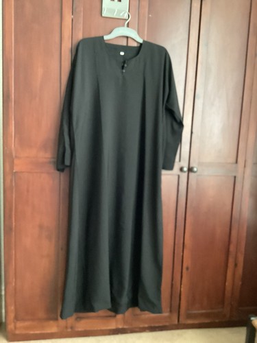 Ladies asian long dress black - ladies,