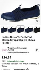 down to earth ladies shoes Size 4 From TK max