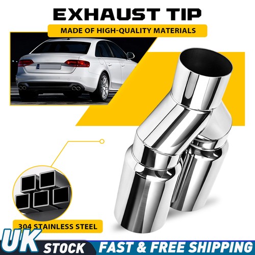 Universal twin exhaust tip - universal, 3"