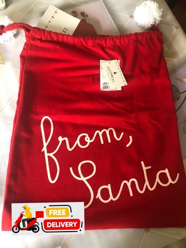 Red christmas santa sack - santa,