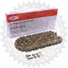 JMT X-Ring Chain 520 X2 Gold 098 Steel 520/098 Fits Honda CB 250 RS 1980-1984