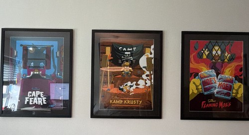 Simpsons florey framed - simpsons,