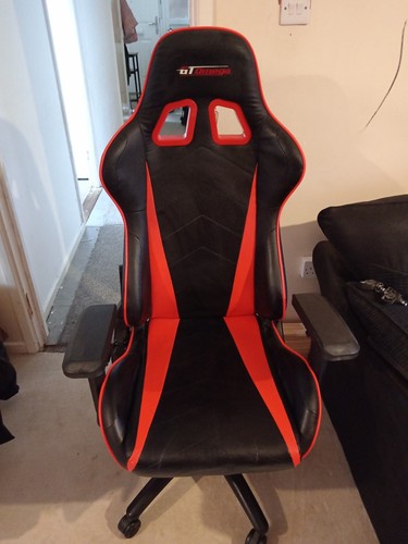 Omega black red - black/red, faux