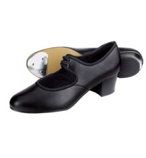 Elite Dancewear Black Tap Shoes – PU Cuban Heel Childrens 1.5