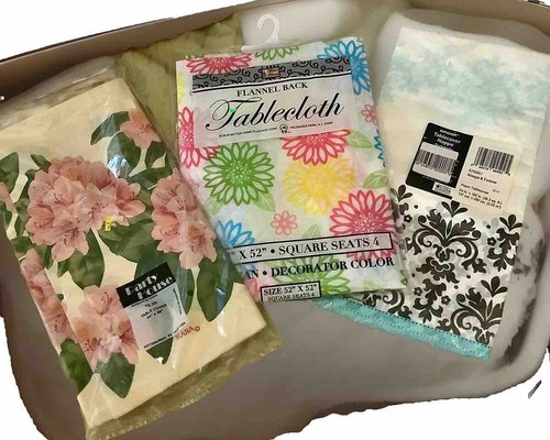 Vintage printed tablecloths - tablecloths, 2